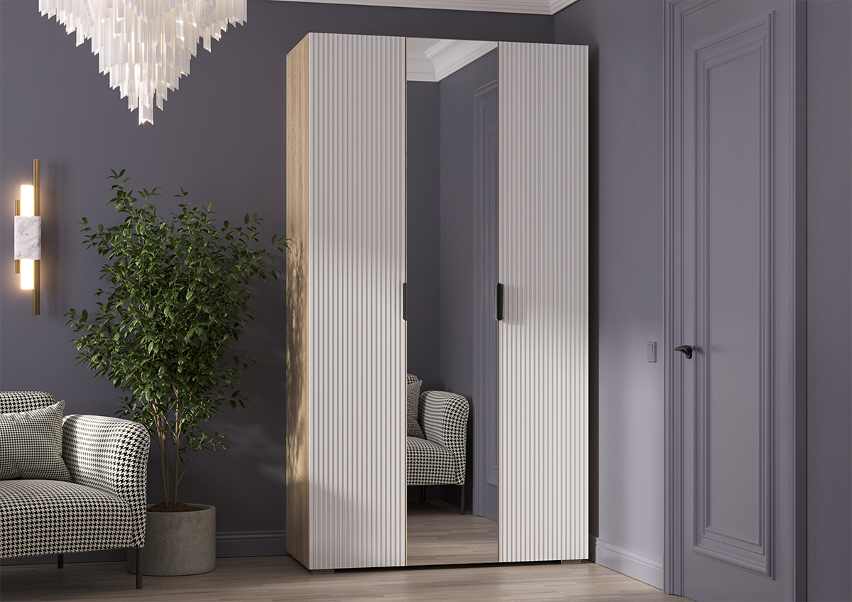 Шкаф c зеркалом Норд Line ШК02-1200