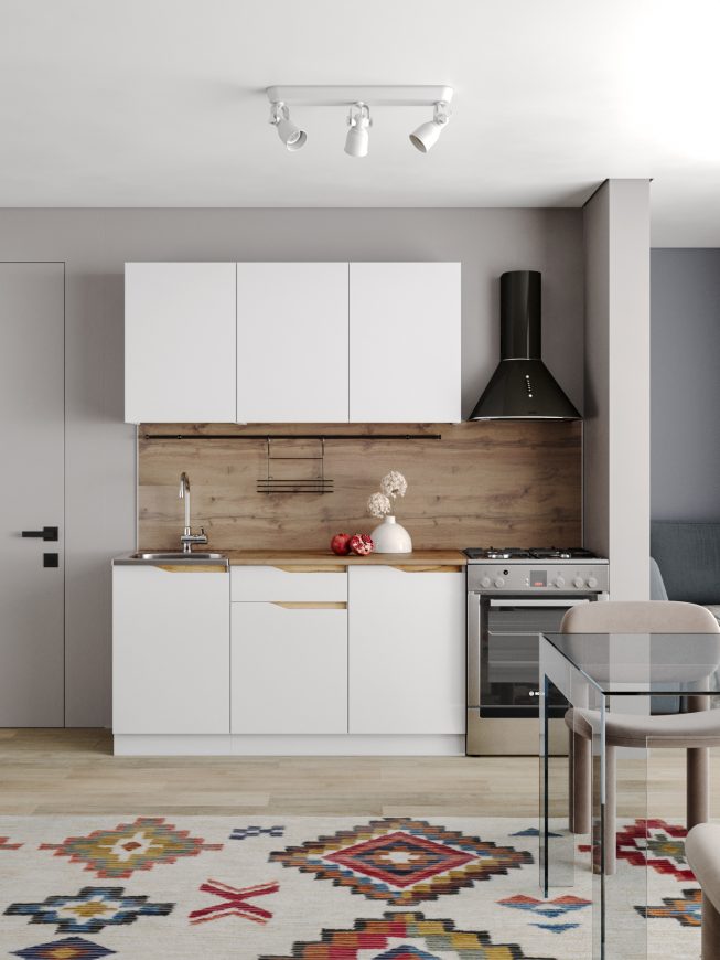 Кухонный гарнитур Мирра 1,5м