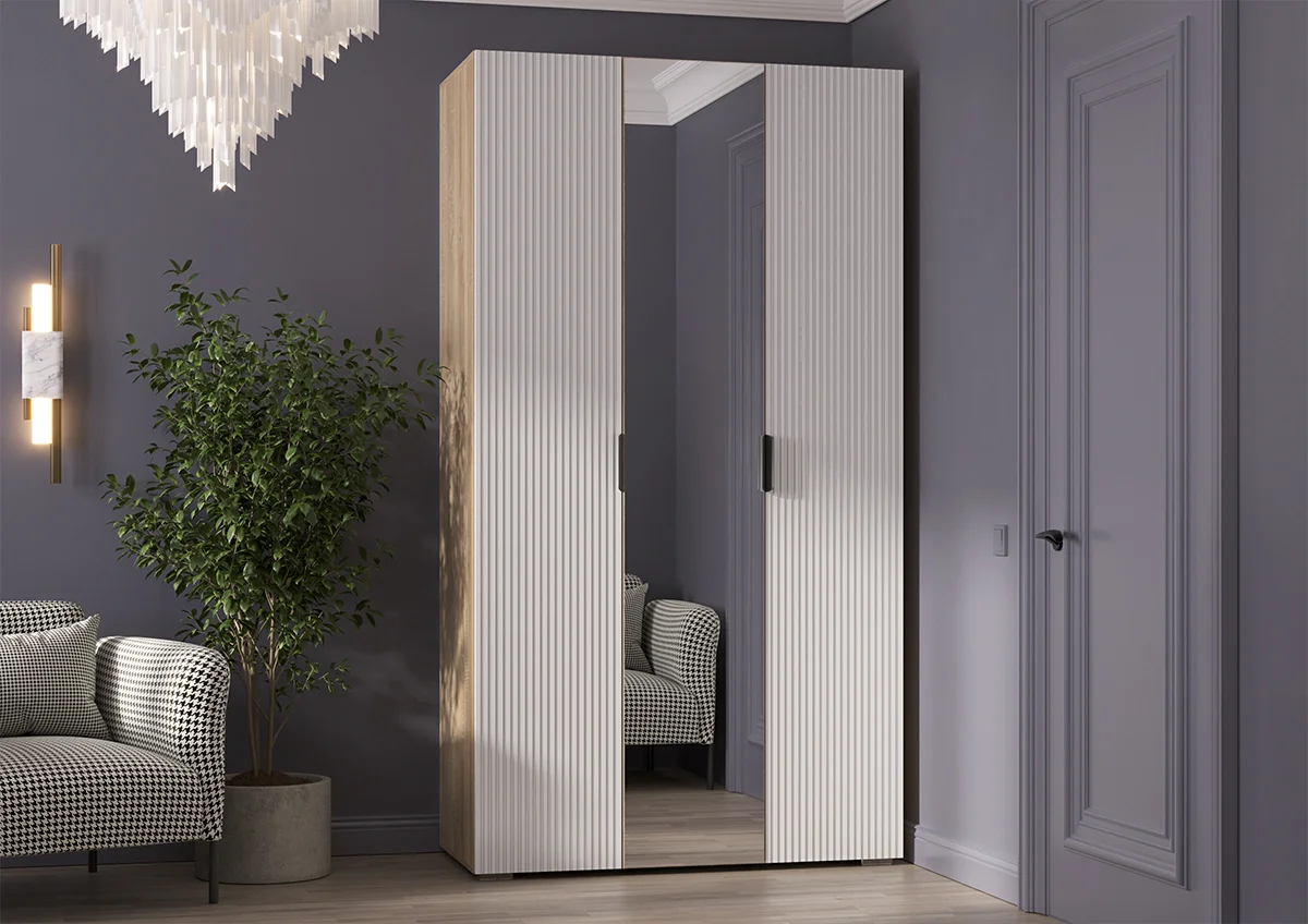 Шкаф c зеркалом Норд Line ШК02-1200